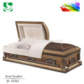 JS-ST661 luxury steel metal casket black knight supplier